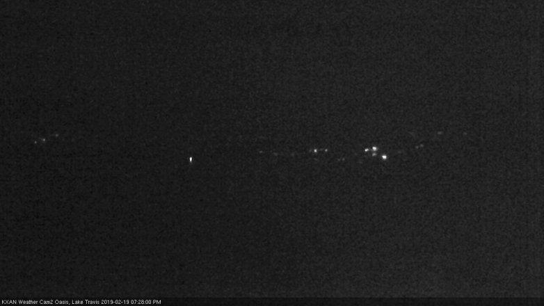 Lake Travis webcam, February 19, 2019 6:30 PM CT