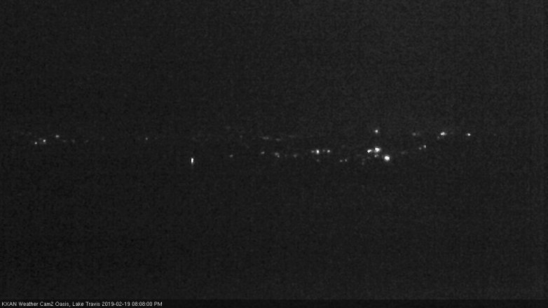 Lake Travis webcam, February 19, 2019 7:10 PM CT