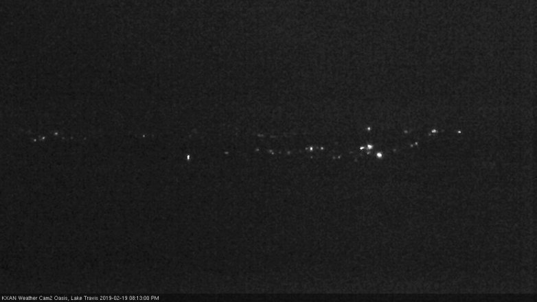 Lake Travis webcam, February 19, 2019 7:15 PM CT