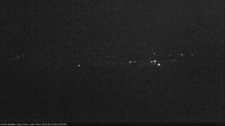 Lake Travis webcam, February 19, 2019 7:25 PM CT