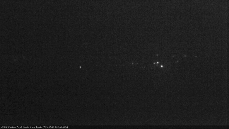 Lake Travis webcam, February 19, 2019 7:35 PM CT