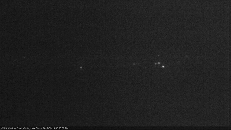 Lake Travis webcam, February 19, 2019 7:40 PM CT