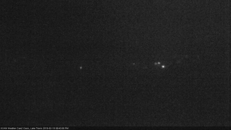 Lake Travis webcam, February 19, 2019 7:45 PM CT