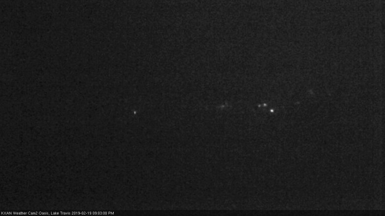 Lake Travis webcam, February 19, 2019 8:05 PM CT