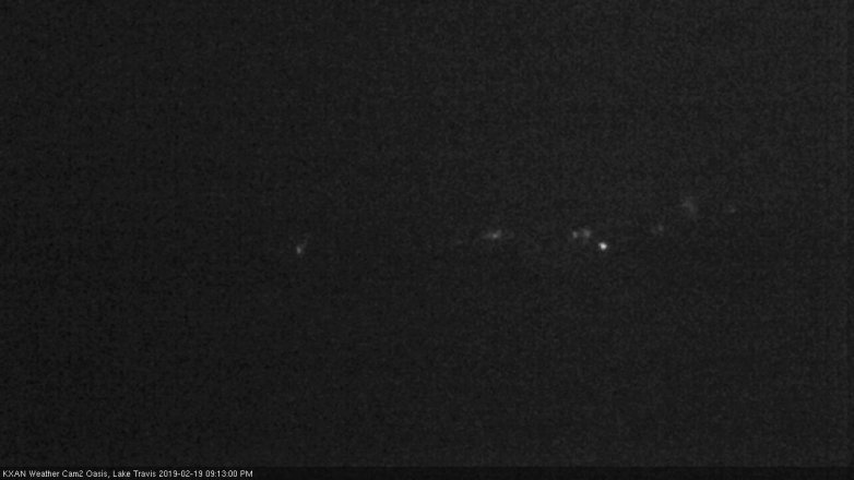 Lake Travis webcam, February 19, 2019 8:15 PM CT