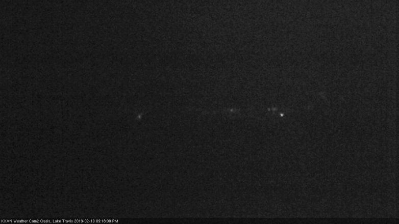 Lake Travis webcam, February 19, 2019 8:20 PM CT