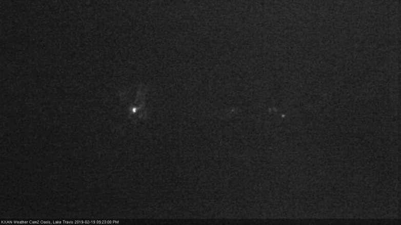 Lake Travis webcam, February 19, 2019 8:25 PM CT