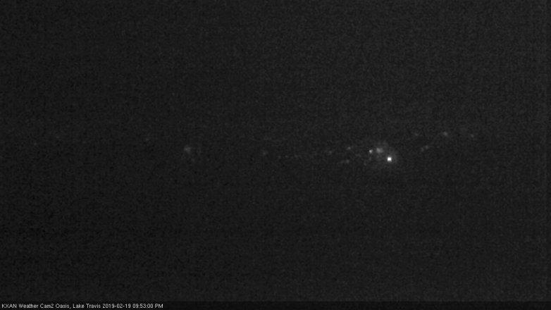 Lake Travis webcam, February 19, 2019 8:55 PM CT