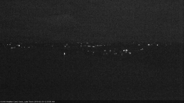 Lake Travis webcam, February 19, 2019 11:35 PM CT
