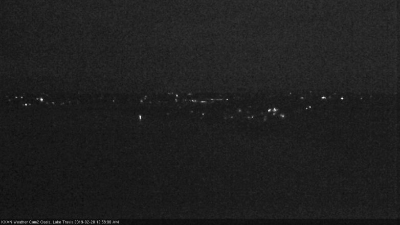 Lake Travis webcam, February 19, 2019 12:00 AM CT