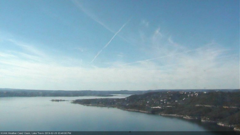Lake Travis webcam, February 20, 2019 2:50 PM CT