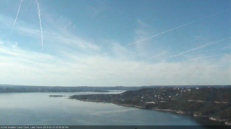 Lake Travis webcam, February 20, 2019 3:00 PM CT