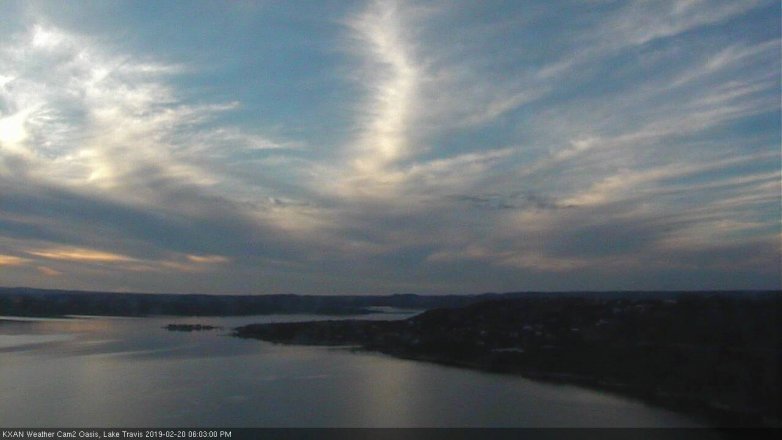 Lake Travis webcam, February 20, 2019 5:05 PM CT