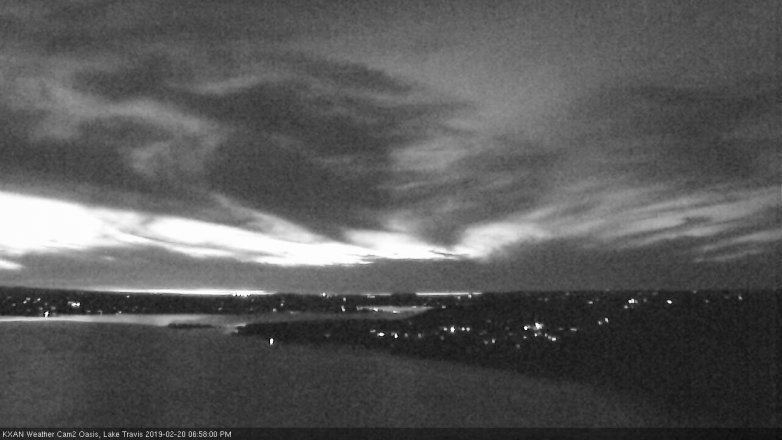 Lake Travis webcam, February 20, 2019 6:00 PM CT
