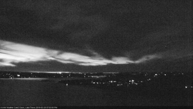 Lake Travis webcam, February 20, 2019 6:05 PM CT