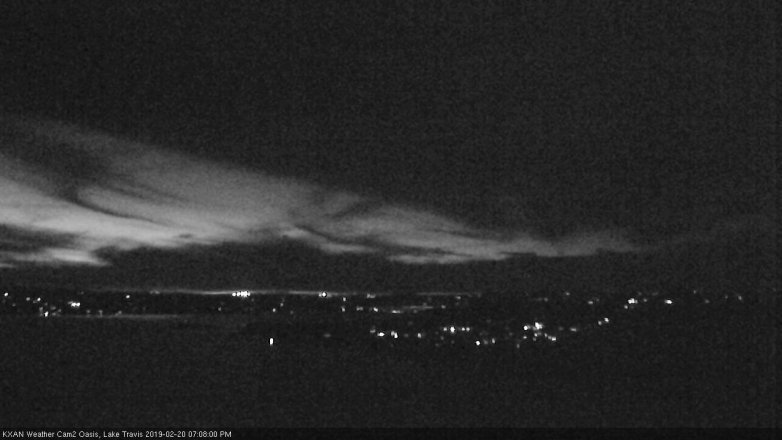 Lake Travis webcam, February 20, 2019 6:10 PM CT