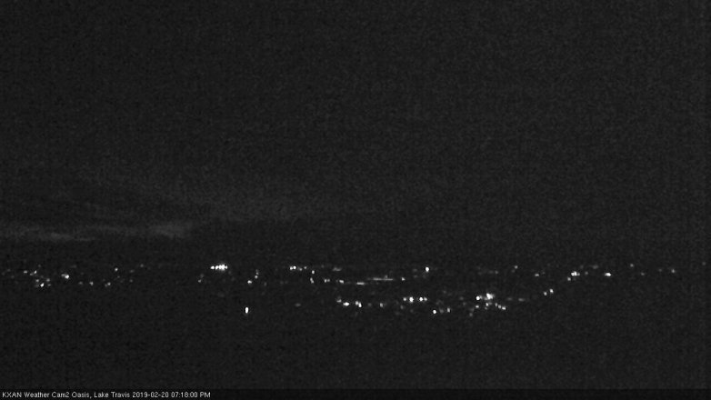 Lake Travis webcam, February 20, 2019 6:20 PM CT