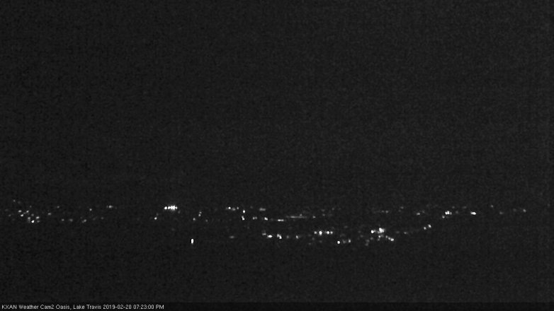 Lake Travis webcam, February 20, 2019 6:25 PM CT
