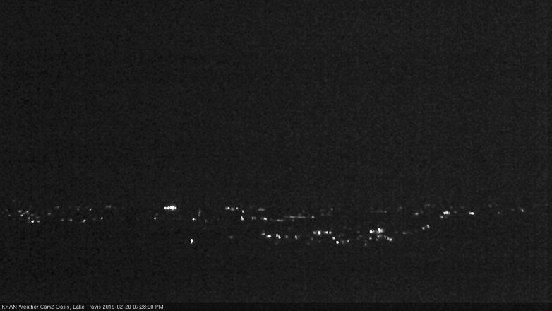 Lake Travis webcam, February 20, 2019 6:30 PM CT