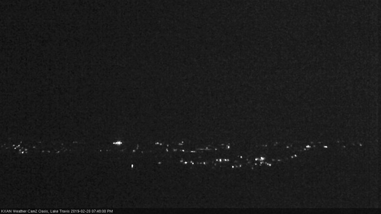 Lake Travis webcam, February 20, 2019 6:50 PM CT