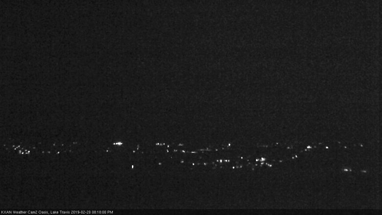 Lake Travis webcam, February 20, 2019 7:20 PM CT