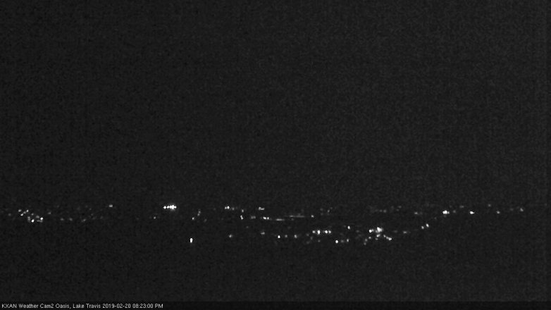 Lake Travis webcam, February 20, 2019 7:25 PM CT