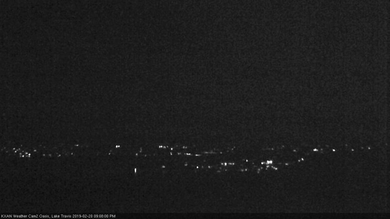 Lake Travis webcam, February 20, 2019 8:10 PM CT