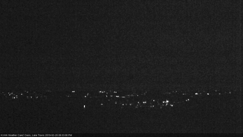 Lake Travis webcam, February 20, 2019 8:35 PM CT