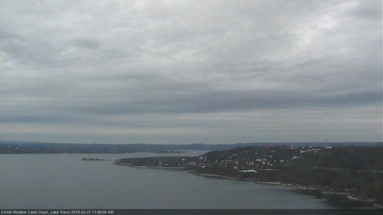Lake Travis webcam, February 21, 2019 10:10 AM CT
