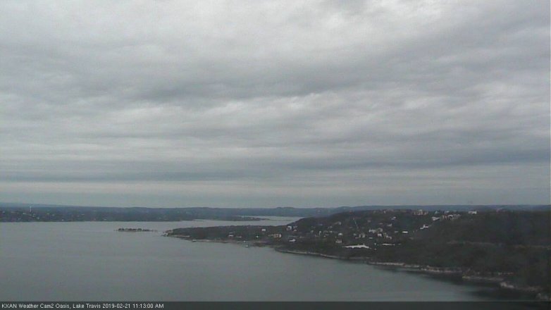 Lake Travis webcam, February 21, 2019 10:15 AM CT