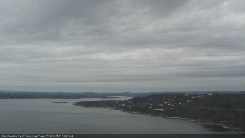 Lake Travis webcam, February 21, 2019 10:20 AM CT