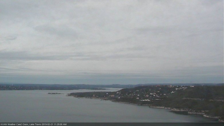 Lake Travis webcam, February 21, 2019 10:30 AM CT