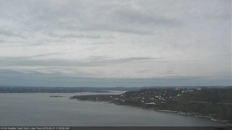 Lake Travis webcam, February 21, 2019 10:35 AM CT