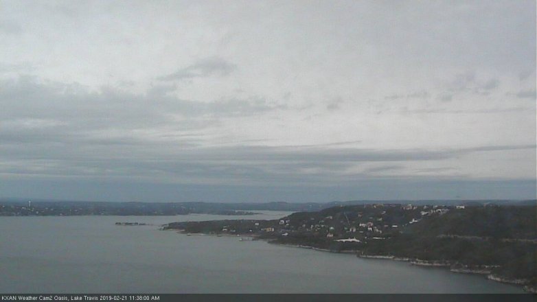 Lake Travis webcam, February 21, 2019 10:40 AM CT