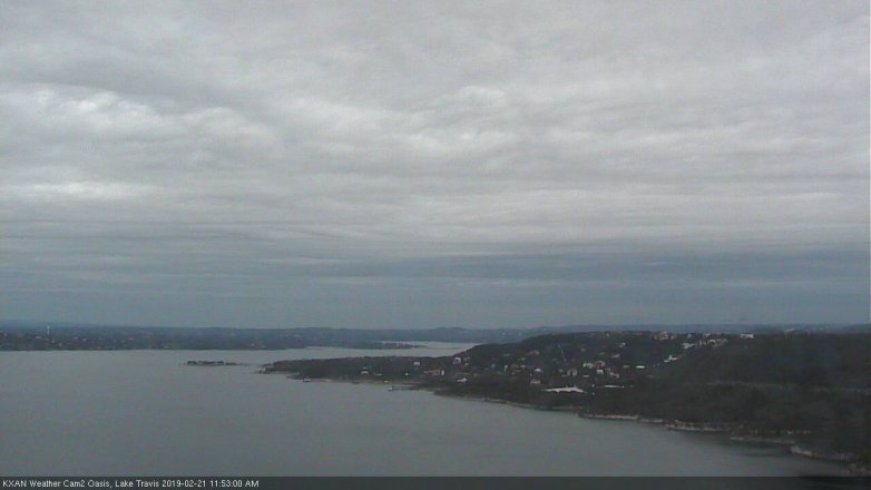 Lake Travis webcam, February 21, 2019 10:55 AM CT