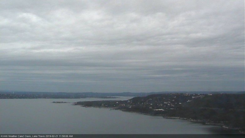 Lake Travis webcam, February 21, 2019 11:00 AM CT