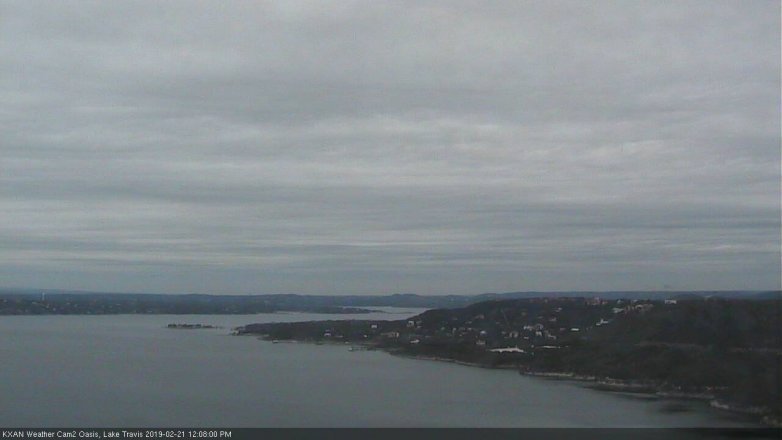 Lake Travis webcam, February 21, 2019 11:10 AM CT