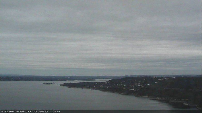 Lake Travis webcam, February 21, 2019 11:15 AM CT