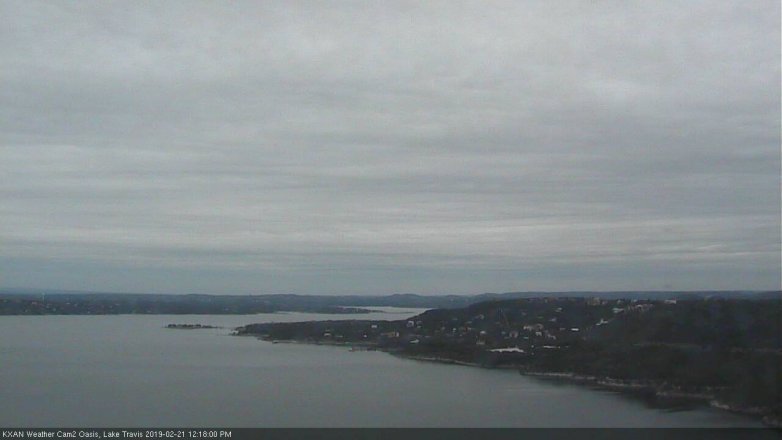 Lake Travis webcam, February 21, 2019 11:20 AM CT