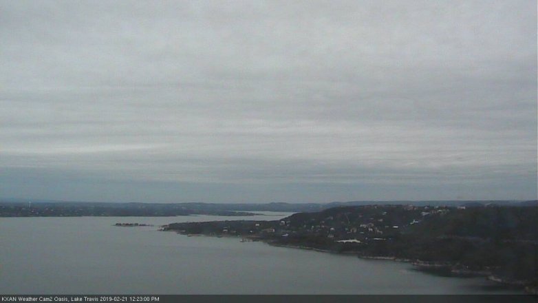Lake Travis webcam, February 21, 2019 11:25 AM CT