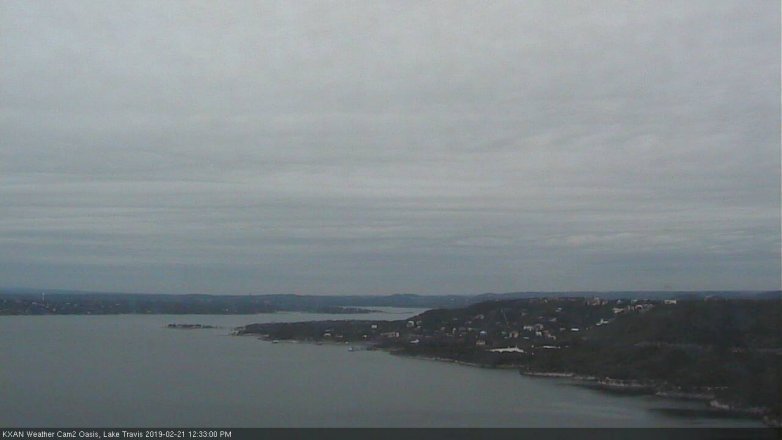Lake Travis webcam, February 21, 2019 11:35 AM CT