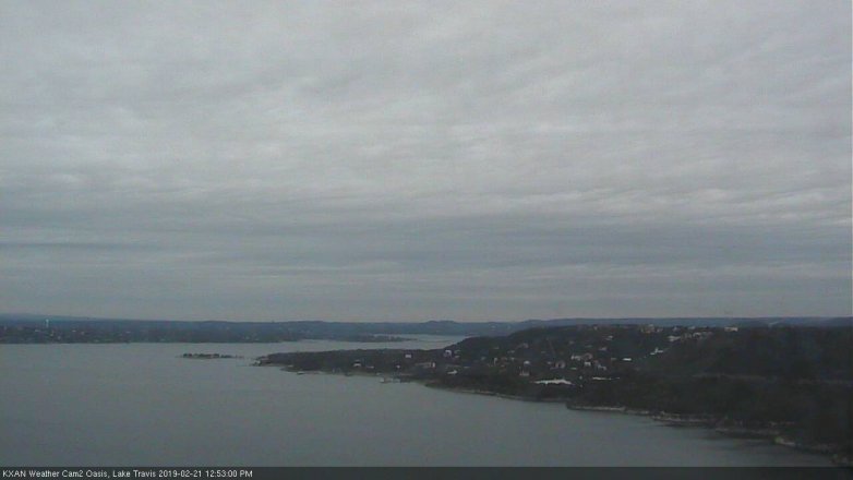 Lake Travis webcam, February 21, 2019 11:55 AM CT