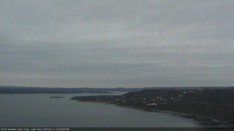 Lake Travis webcam, February 21, 2019 12:10 PM CT