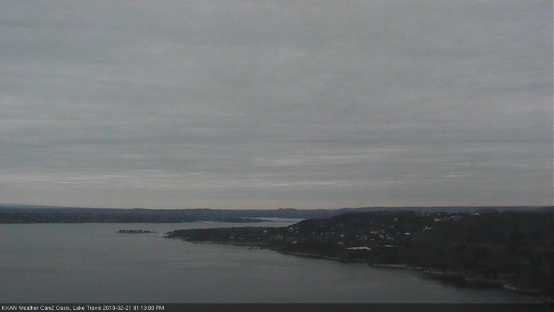 Lake Travis webcam, February 21, 2019 12:15 PM CT