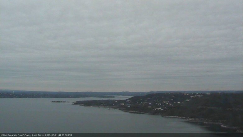 Lake Travis webcam, February 21, 2019 12:40 PM CT