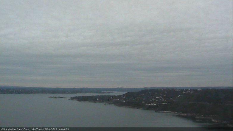 Lake Travis webcam, February 21, 2019 12:45 PM CT