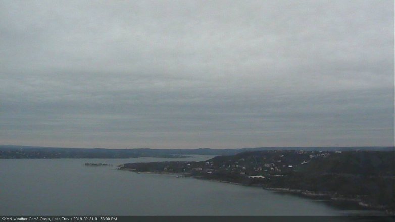 Lake Travis webcam, February 21, 2019 12:55 PM CT