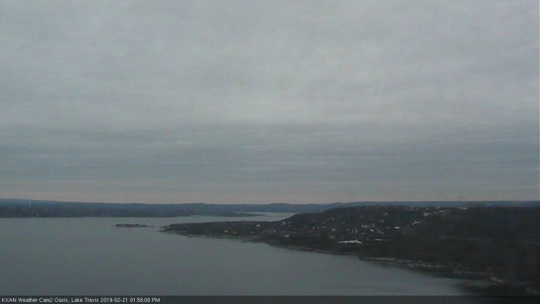 Lake Travis webcam, February 21, 2019 1:00 PM CT