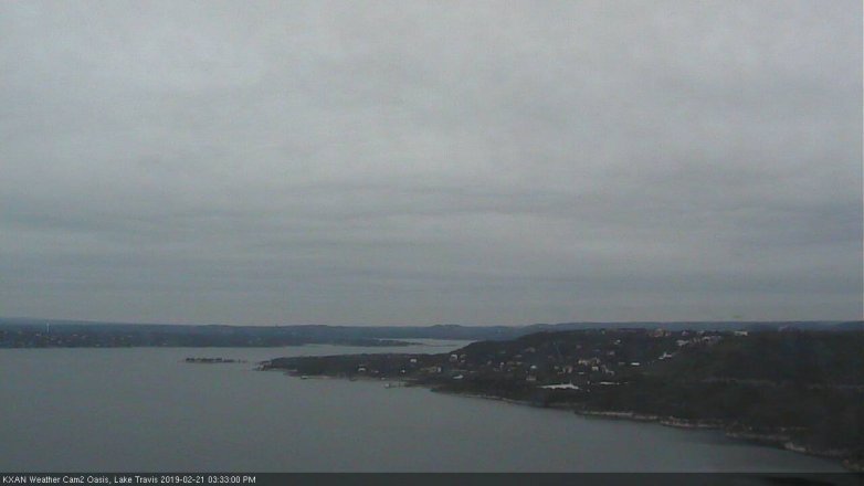 Lake Travis webcam, February 21, 2019 2:35 PM CT