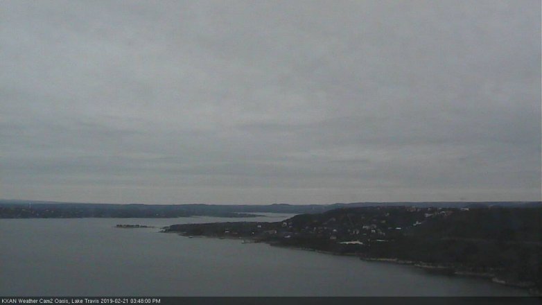 Lake Travis webcam, February 21, 2019 2:50 PM CT